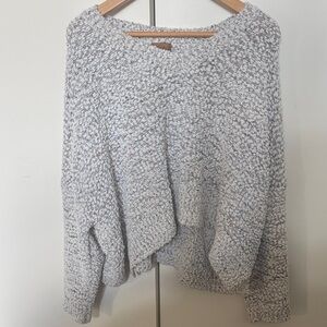 POL Textured White Women's Sweater